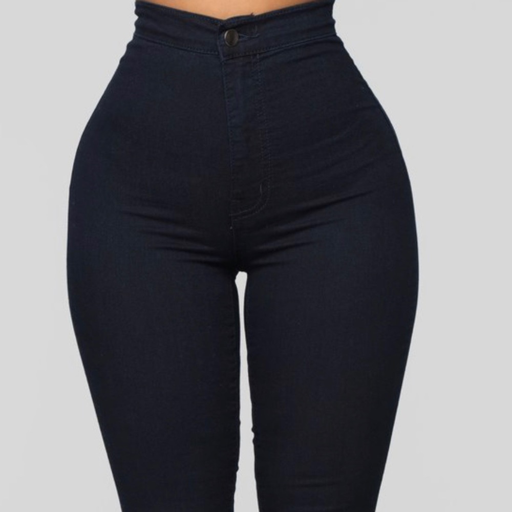 Fashion Nova Super High Waist black Skinnies